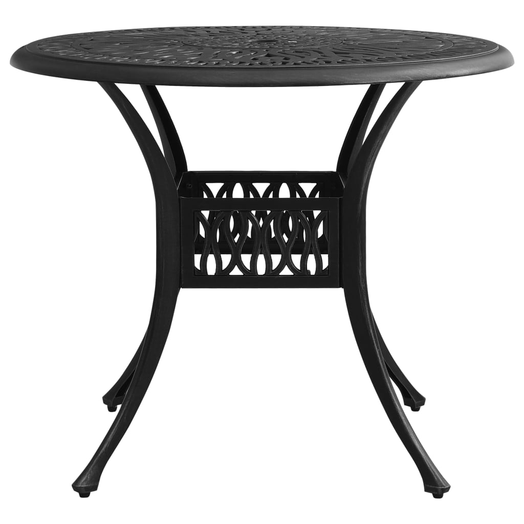 3 Piece Bistro Set Cast Aluminium Black- Outdoor Furniture Sets - HomeShopIreland - Home Shop Ireland - Outdoor Furniture Sets - 3 Piece Bistro Set Cast Aluminium Black