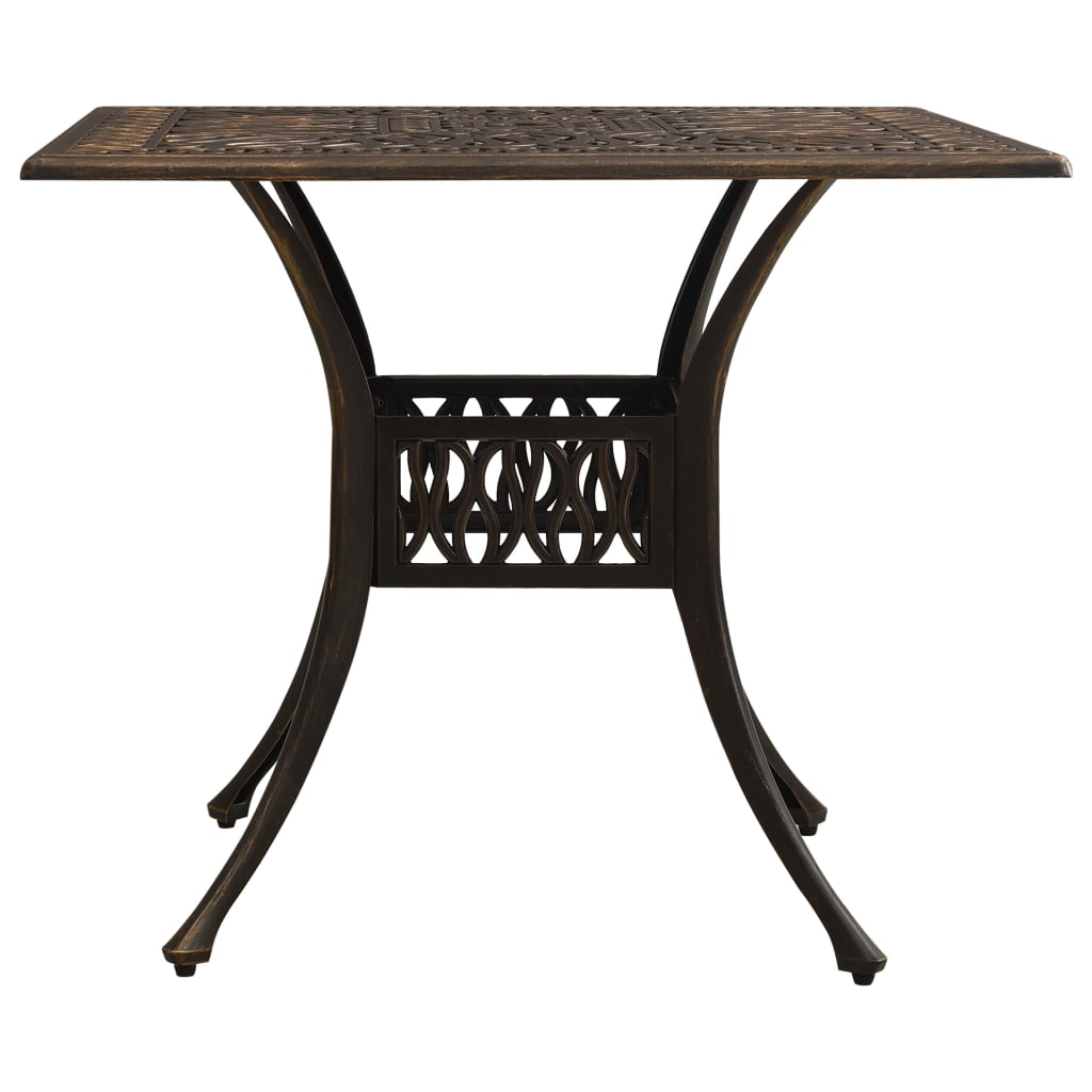 3 Piece Bistro Set Cast Aluminium Bronze- Outdoor Furniture Sets - HomeShopIreland - Home Shop Ireland - Outdoor Furniture Sets - 3 Piece Bistro Set Cast Aluminium Bronze