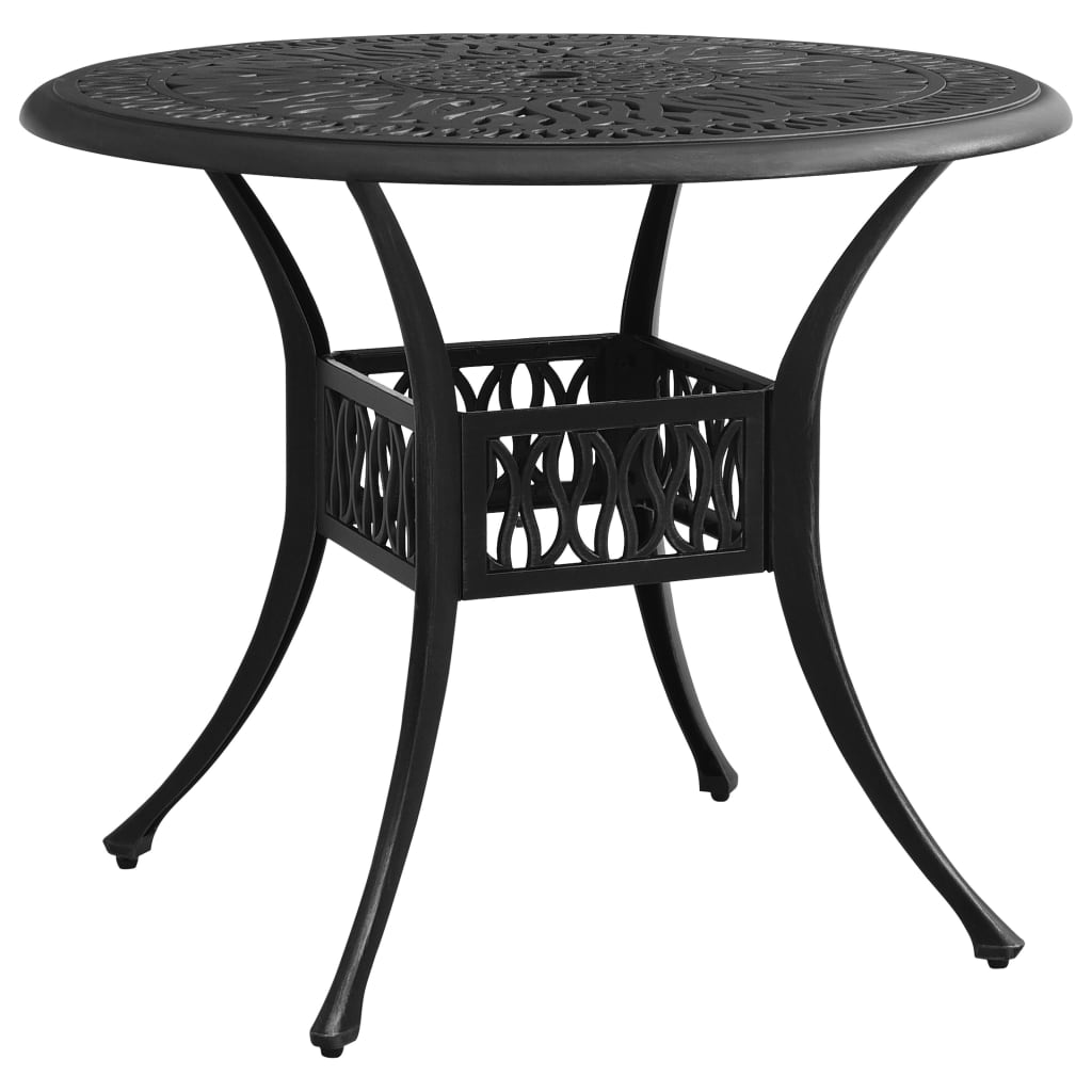 3 Piece Bistro Set Cast Aluminium Black- Outdoor Furniture Sets - HomeShopIreland - Home Shop Ireland - Outdoor Furniture Sets - 3 Piece Bistro Set Cast Aluminium Black