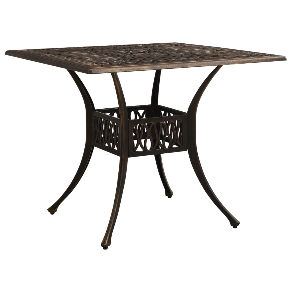 3 Piece Bistro Set Cast Aluminium Bronze- Outdoor Furniture Sets - HomeShopIreland - Home Shop Ireland - Outdoor Furniture Sets - 3 Piece Bistro Set Cast Aluminium Bronze