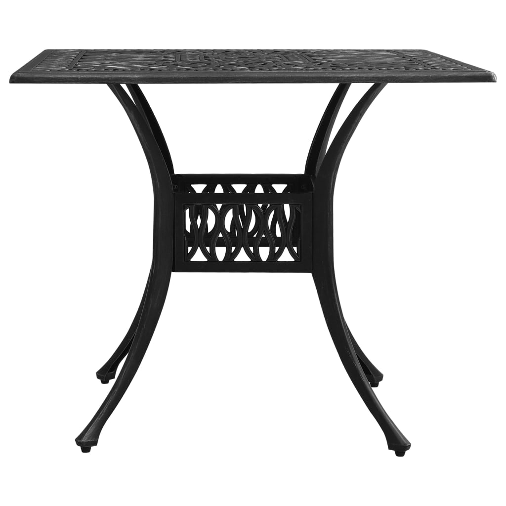 3 Piece Bistro Set Cast Aluminium Black- Outdoor Furniture Sets - HomeShopIreland - Home Shop Ireland - Outdoor Furniture Sets - 3 Piece Bistro Set Cast Aluminium Black