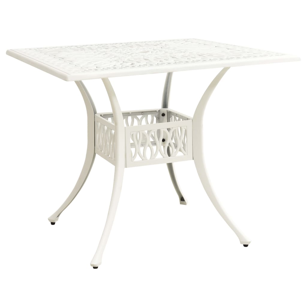 3 Piece Bistro Set Cast Aluminium White- Outdoor Furniture Sets - HomeShopIreland - Home Shop Ireland - Outdoor Furniture Sets - 3 Piece Bistro Set Cast Aluminium White