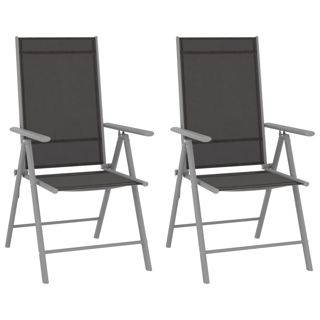 3 Piece Bistro Set Aluminium and Textilene Silver- Outdoor Furniture Sets - HomeShopIreland - Home Shop Ireland - Outdoor Furniture Sets - 3 Piece Bistro Set Aluminium and Textilene Silver