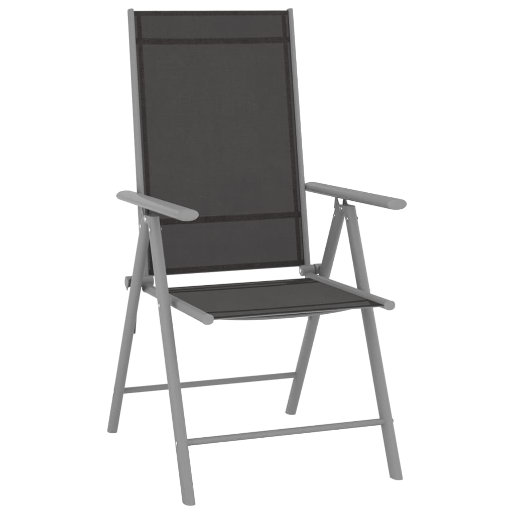 3 Piece Bistro Set Aluminium and Textilene Silver- Outdoor Furniture Sets - HomeShopIreland - Home Shop Ireland - Outdoor Furniture Sets - 3 Piece Bistro Set Aluminium and Textilene Silver