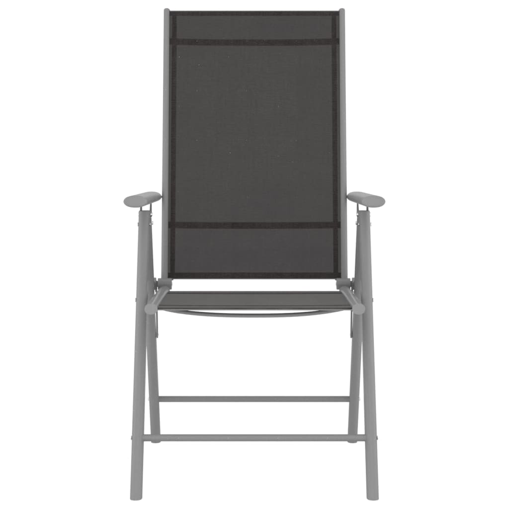 3 Piece Bistro Set Aluminium and Textilene Silver- Outdoor Furniture Sets - HomeShopIreland - Home Shop Ireland - Outdoor Furniture Sets - 3 Piece Bistro Set Aluminium and Textilene Silver