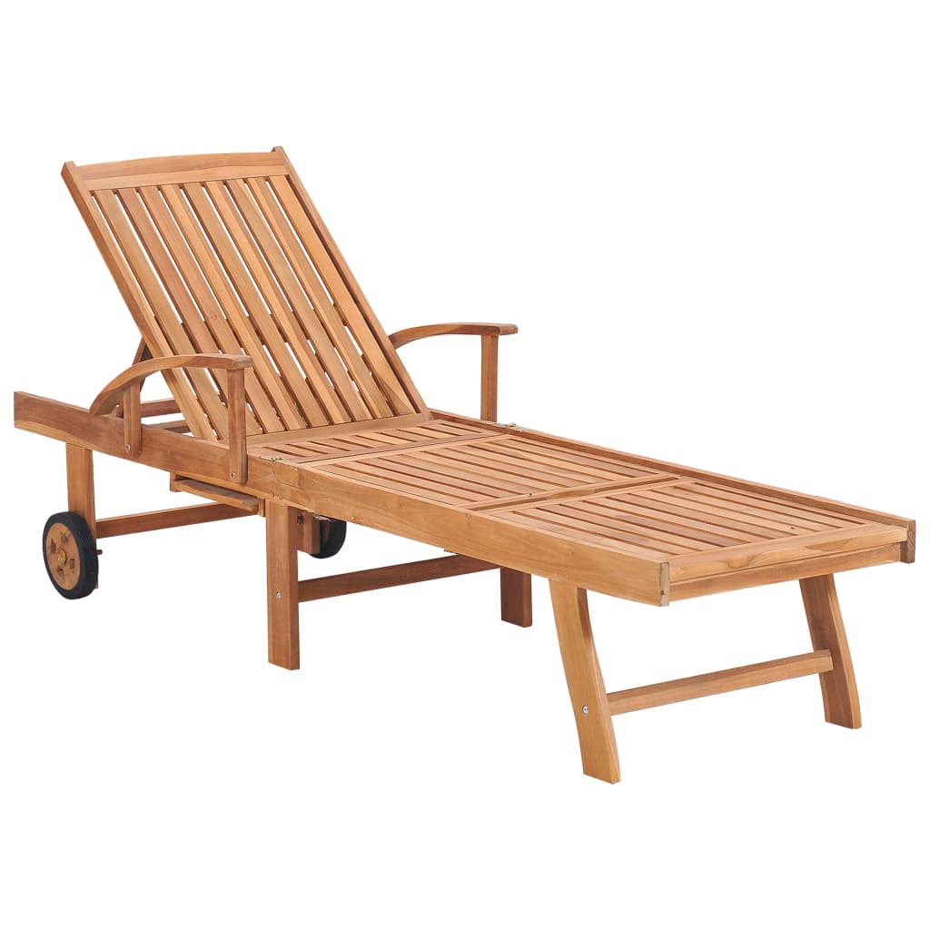 Sun Loungers 2 pcs Solid Teak Wood- Sunloungers - HomeShopIreland - Home Shop Ireland - Sunloungers - Sun Loungers 2 pcs Solid Teak Wood