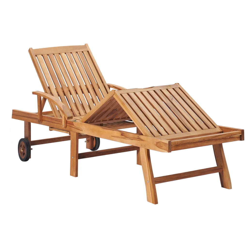 Sun Loungers 2 pcs Solid Teak Wood- Sunloungers - HomeShopIreland - Home Shop Ireland - Sunloungers - Sun Loungers 2 pcs Solid Teak Wood