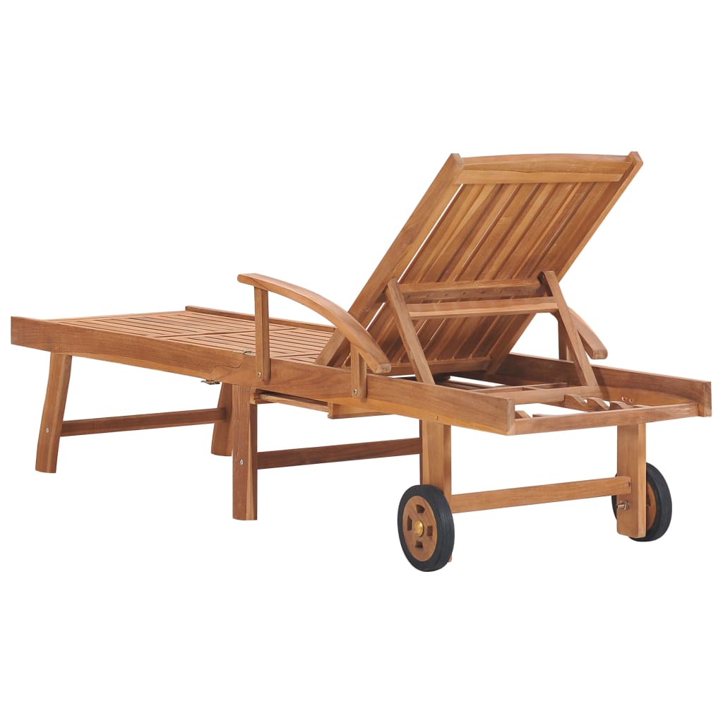 Sun Loungers 2 pcs Solid Teak Wood- Sunloungers - HomeShopIreland - Home Shop Ireland - Sunloungers - Sun Loungers 2 pcs Solid Teak Wood