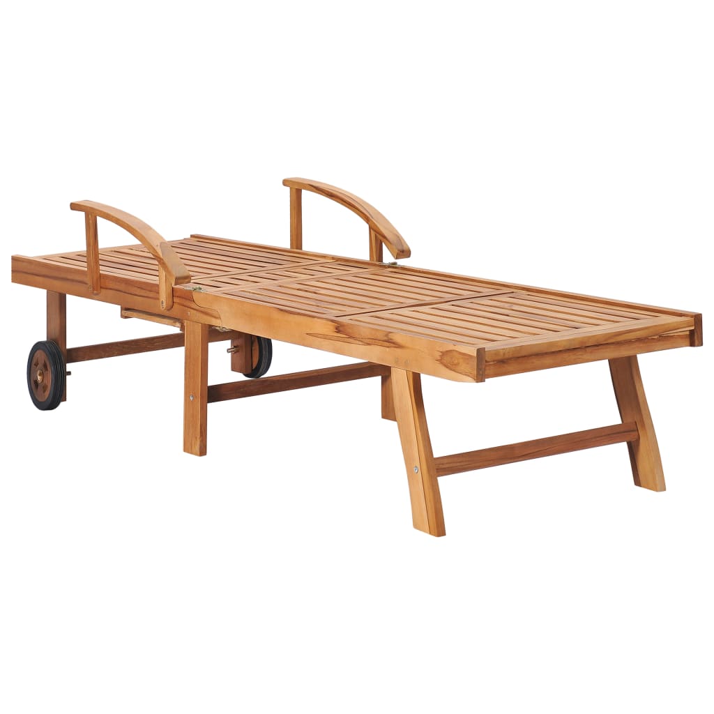 Sun Loungers 2 pcs Solid Teak Wood- Sunloungers - HomeShopIreland - Home Shop Ireland - Sunloungers - Sun Loungers 2 pcs Solid Teak Wood