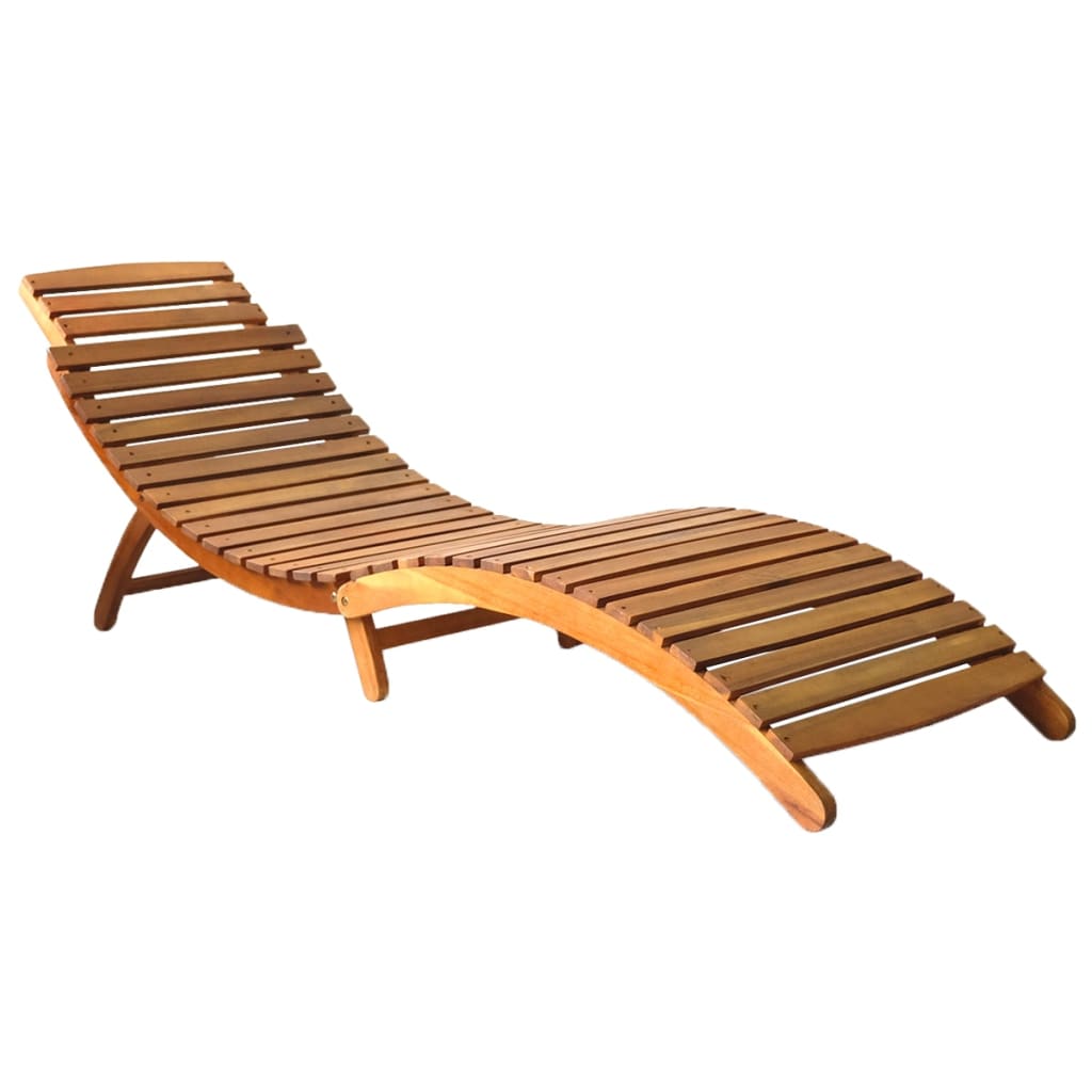 Sun Loungers 2 pcs Solid Acacia Wood- Sunloungers - HomeShopIreland - Home Shop Ireland - Sunloungers - Sun Loungers 2 pcs Solid Acacia Wood